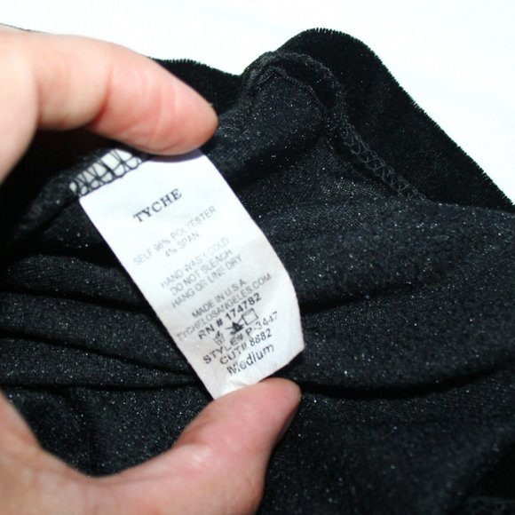 Fuzzy VELOUR Black Shorts w pockets Womens M Stretch Waist Summer Fun Sexy Cute - Picture 8 of 10